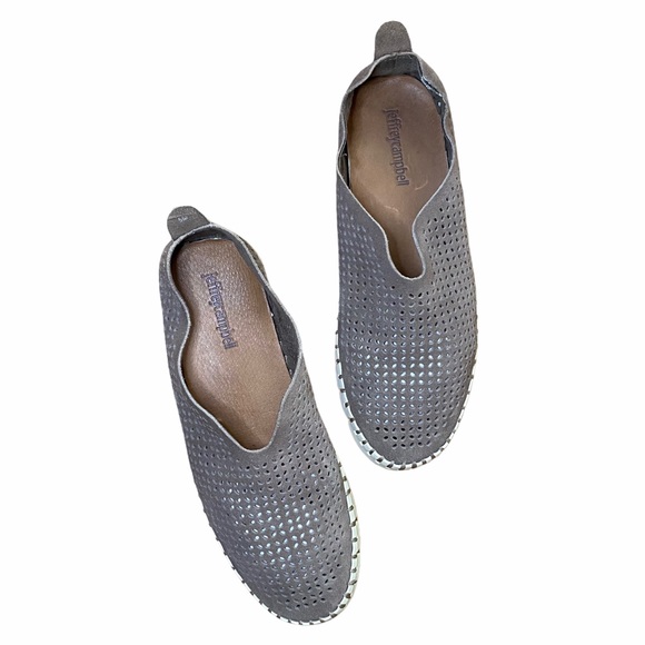 Jeffrey Campbell Tiles Perforated Suede Sneaker - Picture 2 of 11